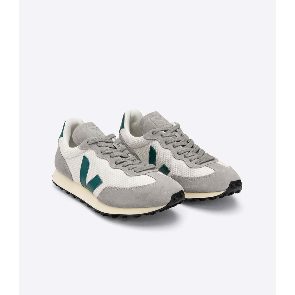 Veja RIO BRANCO HEXAMESH Men's Running Shoes Silver/White | NZ 169MQZ